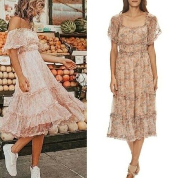 SOLD 🤍 LOVE THE LABEL ✨NWT✨Floral Cottage Waterlily Dress - Picture 5 of 11